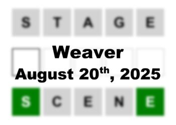 ‘Wordle’ Answer Today 1523 August 20th 2025 – Hints and Solution (8/20/25)