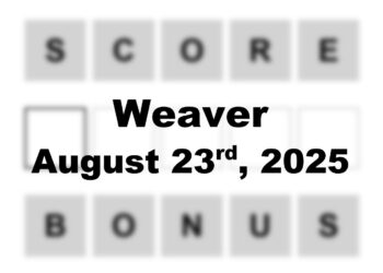 ‘Wordle’ Answer Today 1526 August 23rd 2025 – Hints and Solution (8/23/25)