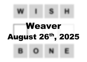 ‘Wordle’ Answer Today 1529 August 26th 2025 – Hints and Solution (8/26/25)