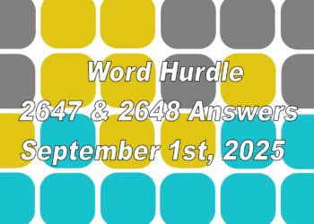 ‘Wordle’ Answer Today 1535 September 1st 2025 – Hints and Solution (9/1/25)