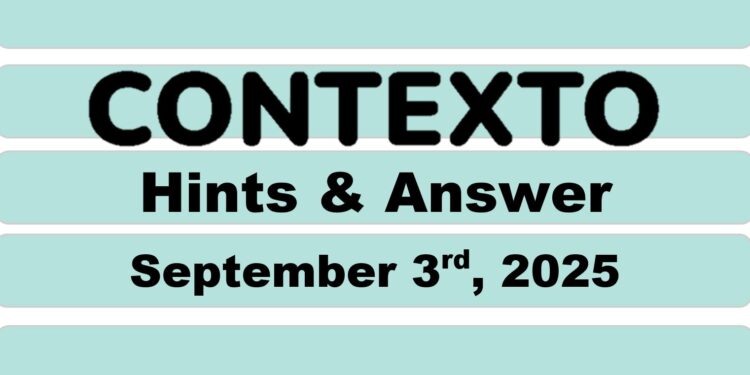 Daily Contexto 1081 - September 3rd 2025