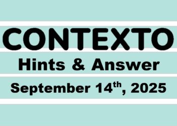 ‘Contexto’ Answer Today September 14th 2025 – 1092 Hints and Solution (9/14/25)