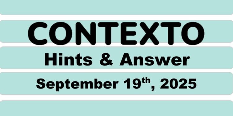 Daily Contexto 1097 - September 19th 2025