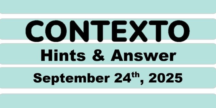 Daily Contexto 1102 - September 24th 2025