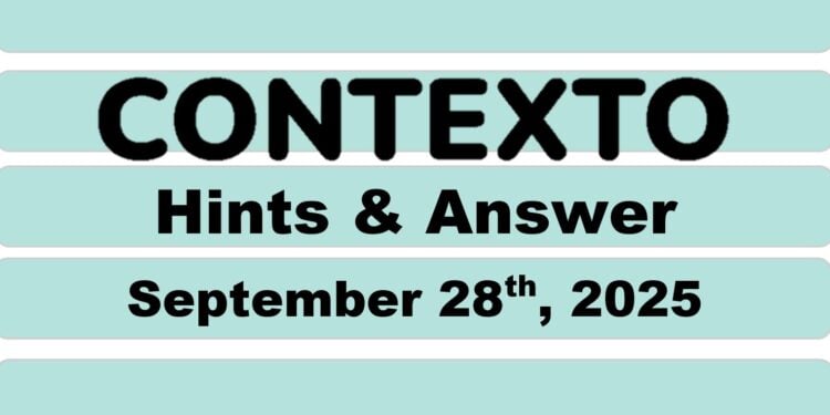 Daily Contexto 1106 - September 28th 2025