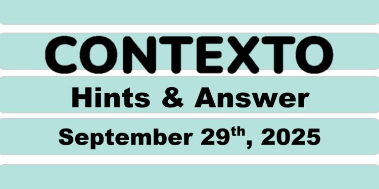 Daily Contexto 1107 - September 29th 2025