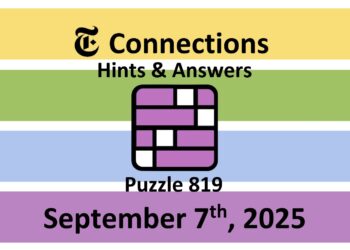 ‘Wordle’ Answer Today 1541 September 7th 2025 – Hints and Solution (9/7/25)