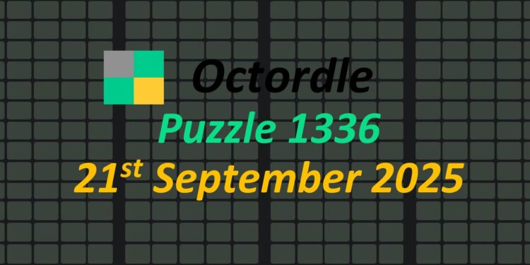 Daily Octordle 21st September 2025 Answers Today 1336