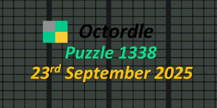 Daily Octordle 23rd September 2025 Answers Today 1338