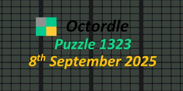 Daily Octordle 8th September 2025 Answers Today 1323