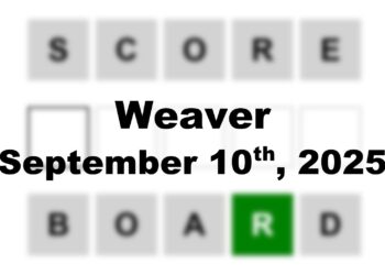 ‘Wordle’ Answer Today 1544 September 10th 2025 – Hints and Solution (9/10/25)