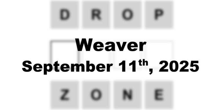 Weaver Answer - 11th September 2025