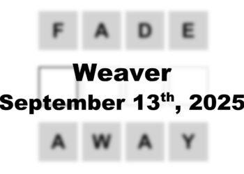 ‘Wordle’ Answer Today 1547 September 13th 2025 – Hints and Solution (9/13/25)