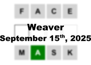 ‘Wordle’ Answer Today 1549 September 15th 2025 – Hints and Solution (9/15/25)