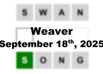 ‘Wordle’ Answer Today 1552 September 18th 2025 – Hints and Solution (9/18/25)