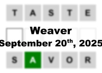 ‘Wordle’ Answer Today 1554 September 20th 2025 – Hints and Solution (9/20/25)