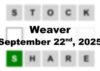 ‘Wordle’ Answer Today 1556 September 22nd 2025 – Hints and Solution (9/22/25)