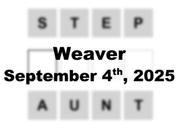 ‘Wordle’ Answer Today 1538 September 4th 2025 – Hints and Solution (9/4/25)