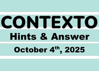 ‘Wordle’ Answer Today 1568 October 4th 2025 – Hints and Solution (10/4/25)