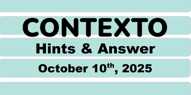 Daily Contexto 1118 - October 10th 2025