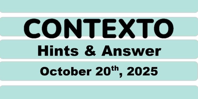 Daily Contexto 1128 - October 20th 2025