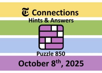 ‘Wordle’ Answer Today 1572 October 8th 2025 – Hints and Solution (10/8/25)