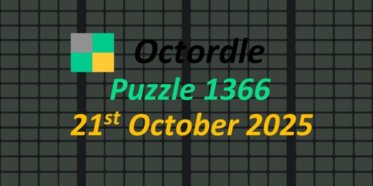 Daily Octordle 21st October 2025 Answers Today 1366