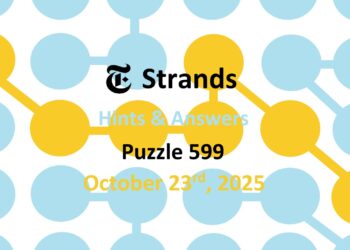 ‘Wordle’ Answer Today 1587 October 23rd 2025 – Hints and Solution (10/23/25)