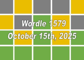 ‘Wordle’ Answer Today 1579 October 15th 2025 – Hints and Solution (10/15/25)