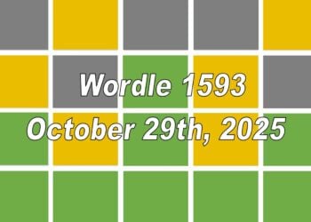 ‘Wordle’ Answer Today 1593 October 29th 2025 – Hints and Solution (10/29/25)