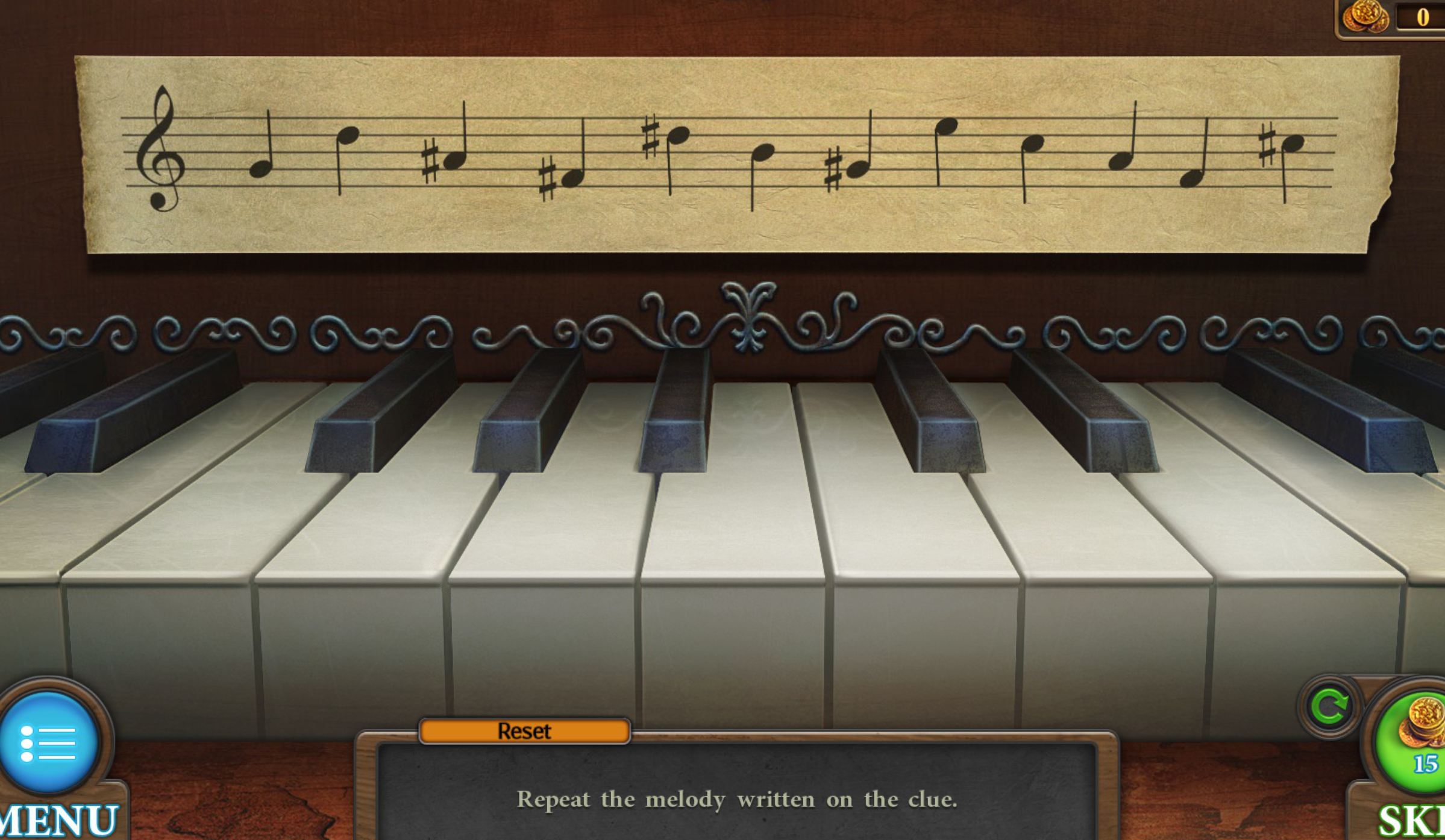 Tricky Doors Level 15 Walkthrough Piano Minigame