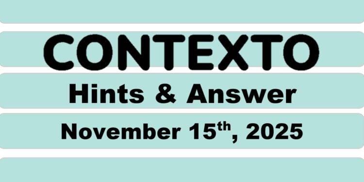 Daily Contexto 1154 - November 15th 2025