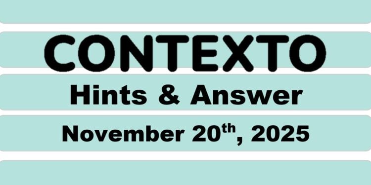 Daily Contexto 1159 - November 20th 2025