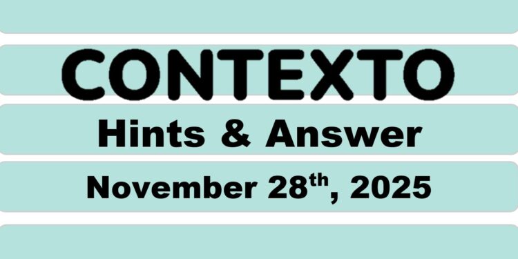 Daily Contexto 1167 - November 28th 2025