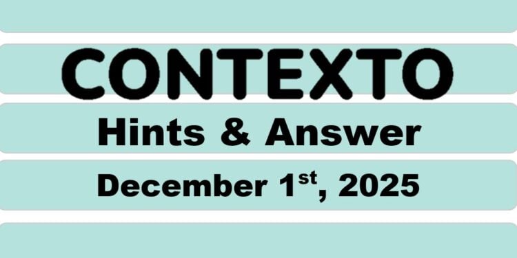 Daily Contexto 1170 - December 1st 2025