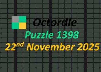 ‘Wordle’ Answer Today 1617 November 22nd 2025 – Hints and Solution (11/22/25)