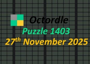 Daily ‘Octordle’ Answers 1402 November 26th, 2025 – Hints and Solutions (11/26/25)