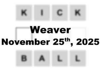 ‘Weaver’ Answer Today Work to Life: November 24th 2025 Hints and Solution