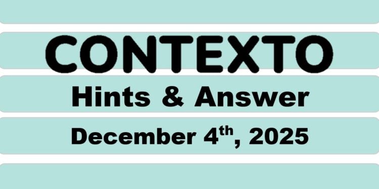 Daily Contexto 1173 - December 4th 2025