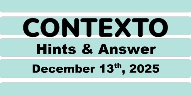 Daily Contexto 1182 - December 13th 2025