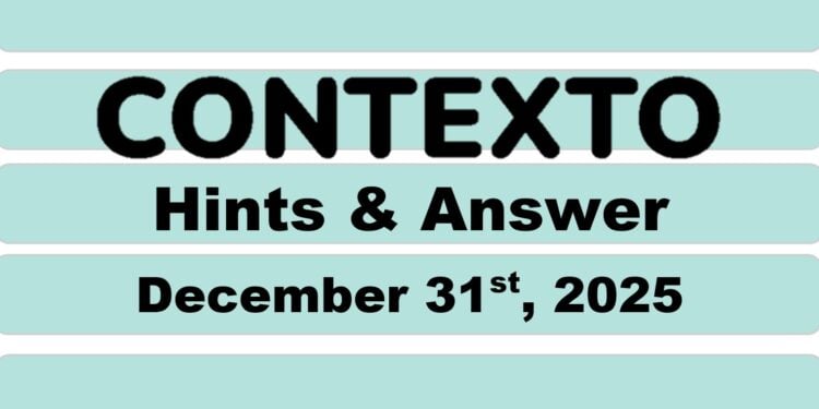 Daily Contexto 1200 - December 31st 2025