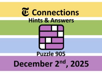 ‘Wordle’ Answer Today 1627 December 2nd 2025 – Hints and Solution (12/2/25)