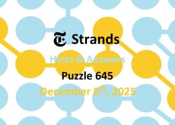 ‘Wordle’ Answer Today 1633 December 8th 2025 – Hints and Solution (12/8/25)