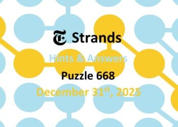 ‘Wordle’ Answer Today 1656 December 31st 2025 – Hints and Solution (12/31/25)