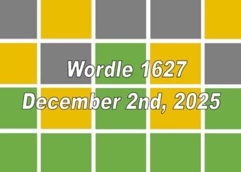 ‘Wordle’ Answer Today 1627 December 2nd 2025 – Hints and Solution (12/2/25)