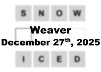 ‘Wordle’ Answer Today 1652 December 27th 2025 – Hints and Solution (12/27/25)
