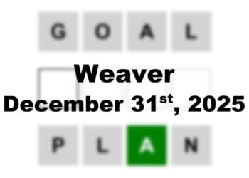 ‘Wordle’ Answer Today 1656 December 31st 2025 – Hints and Solution (12/31/25)
