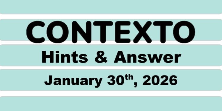 Daily Contexto 1230 - January 30th 2026
