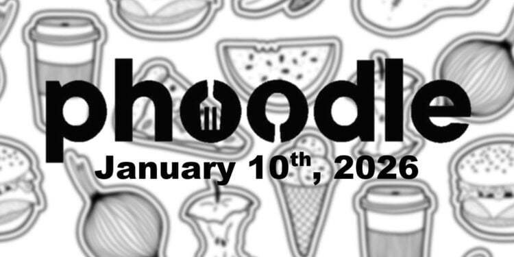 Daily Phoodle - 10th January 2026