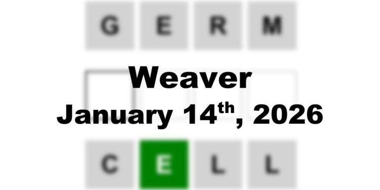 Weaver Answer - 14th January 2026